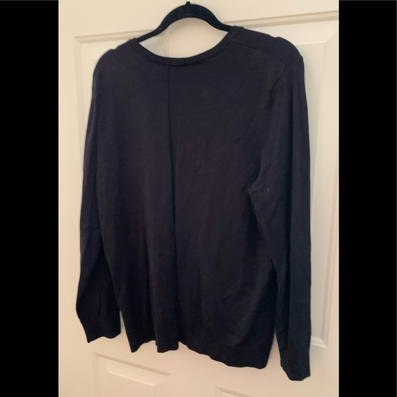 Three Jones New York cardigan sweaters. Gray, black and light blue, all size XL. - Picture 2 of 6